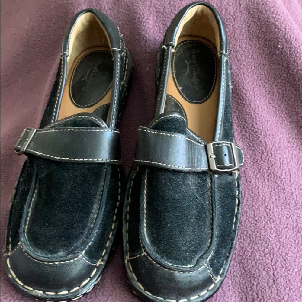 Never worn black flats